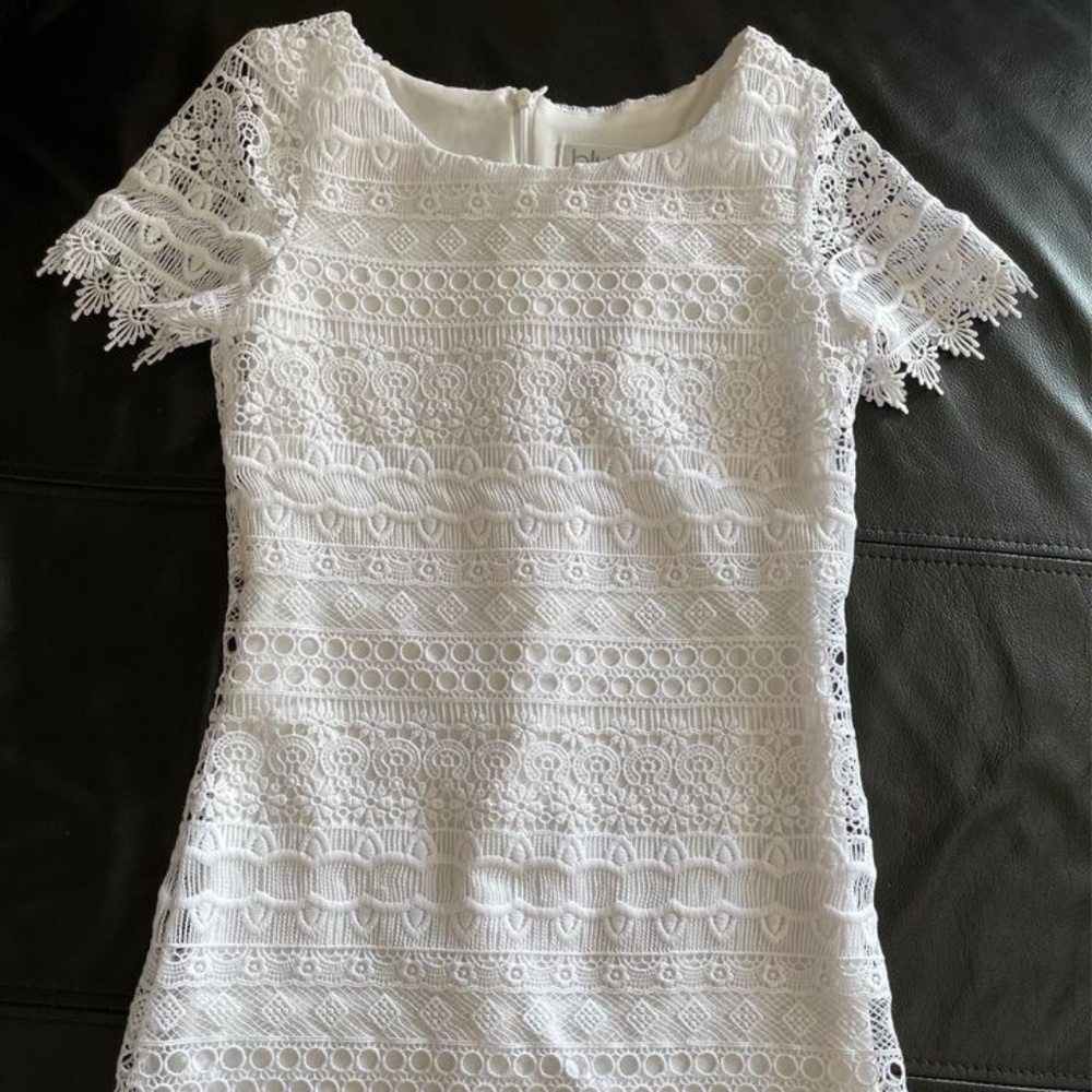 Blush By Angels Girls Crochet Dress Sz 8